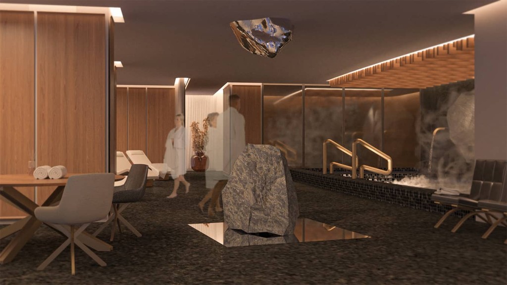 Salle de spa pour le projet expérience détente