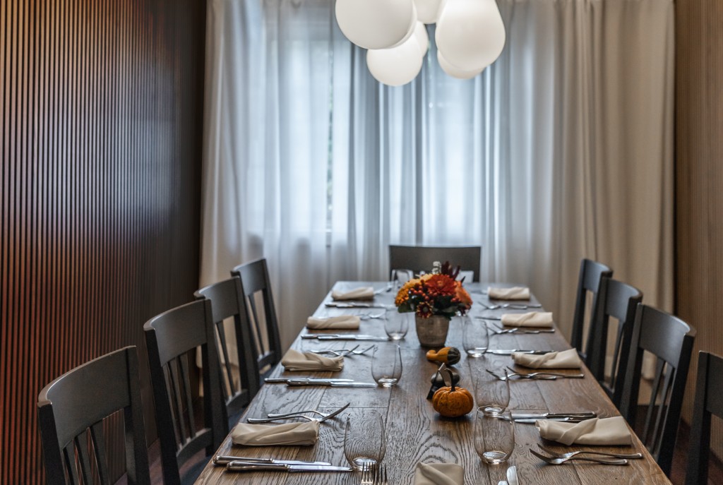 Table montée du restaurant Séb l’Art Culinaire