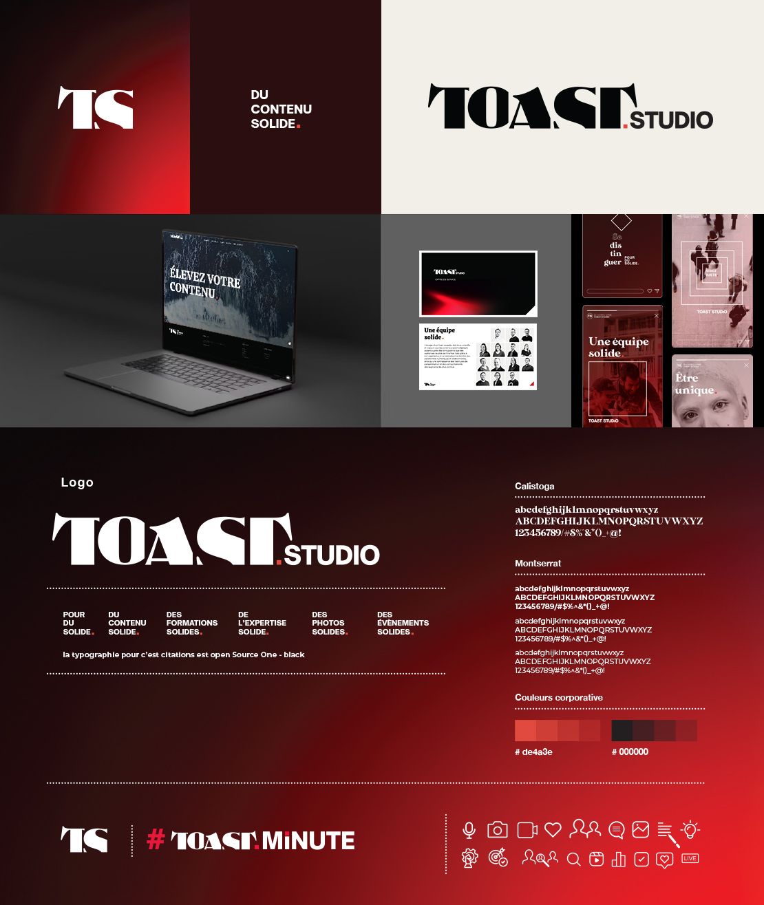 Présence visuelle pour Toast Studio